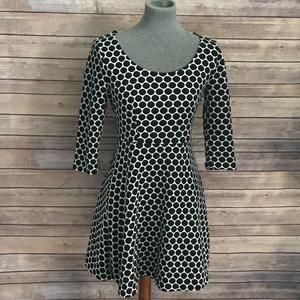 Boden Polka Dot Skater Dress- 6P